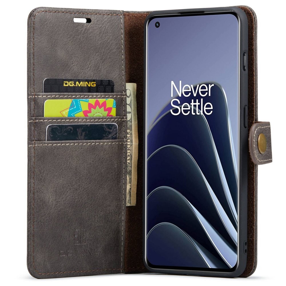 Étui portefeuille Magnet Wallet OnePlus 10 Pro Brown