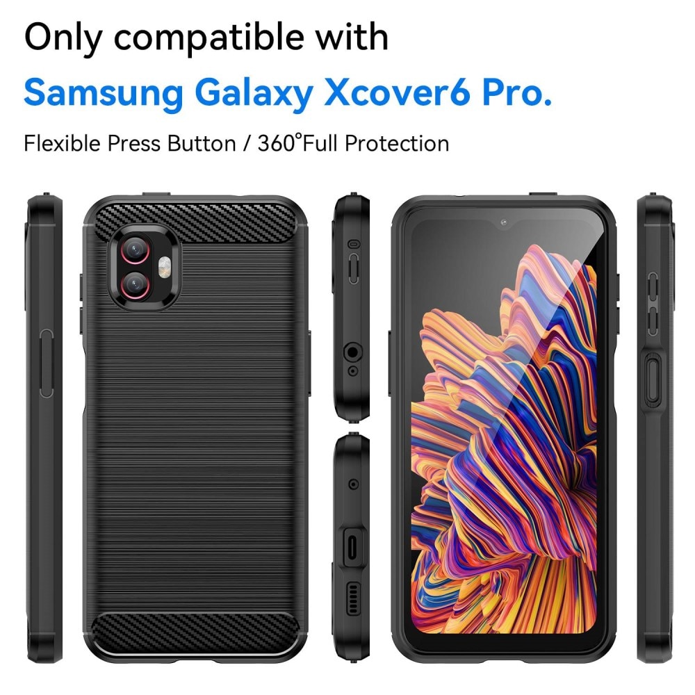 Coque TPU Brushed Samsung Galaxy Xcover 6 Pro Black