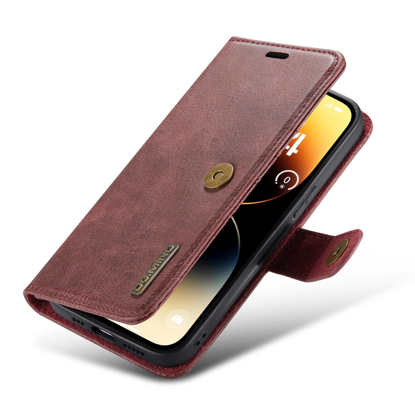 Étui portefeuille Magnet Wallet iPhone 14 Pro, Red