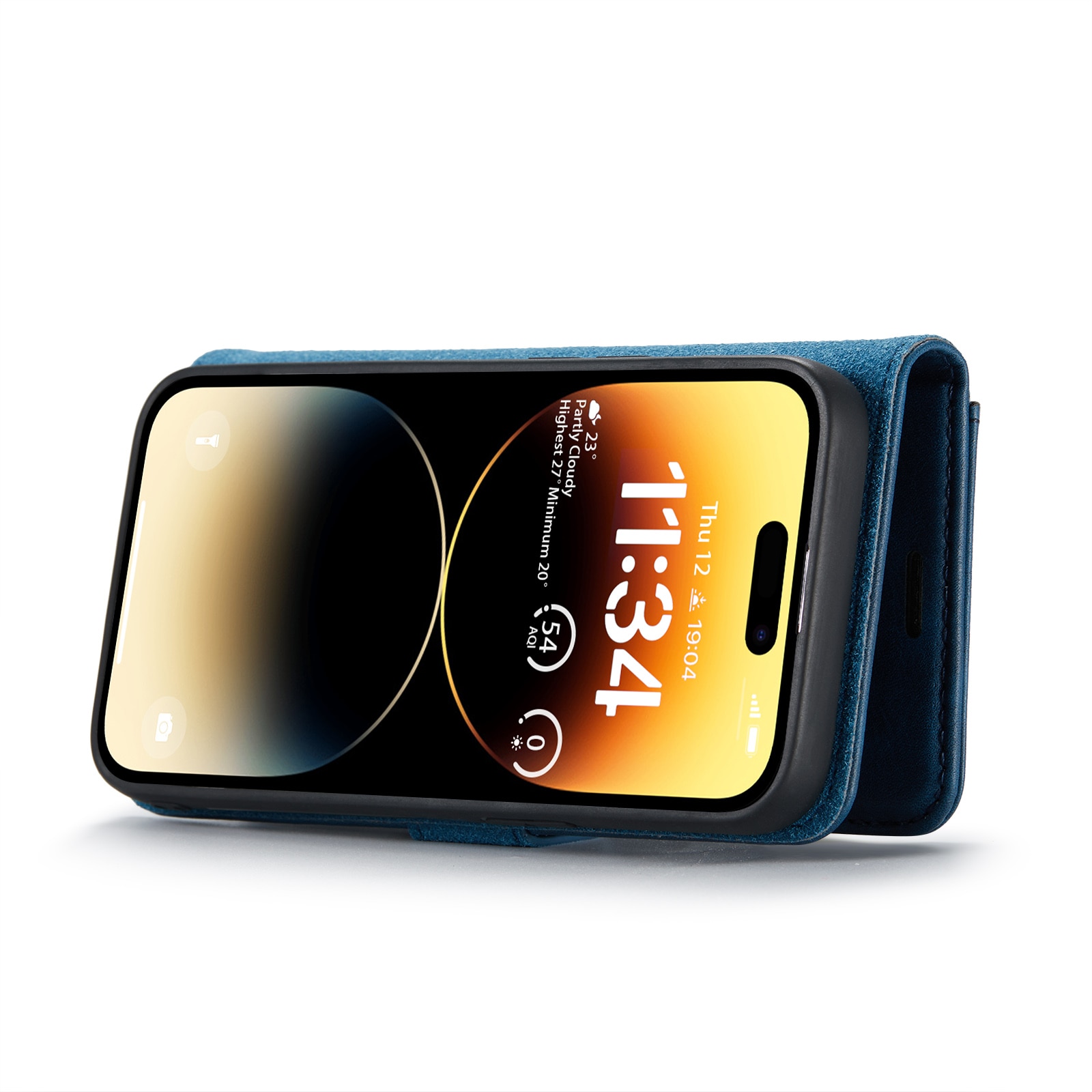Étui portefeuille Magnet Wallet iPhone 14 Pro Blue