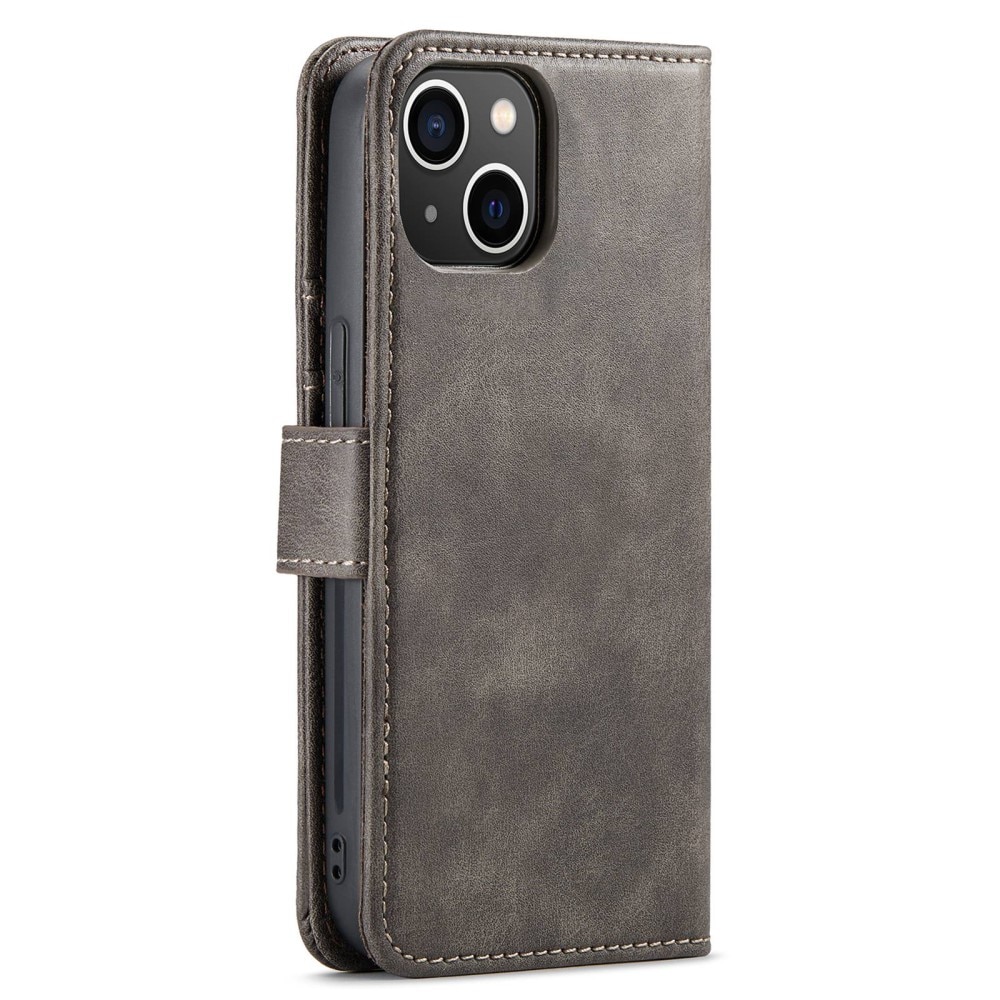 Étui portefeuille Magnet Wallet iPhone 14 Brown