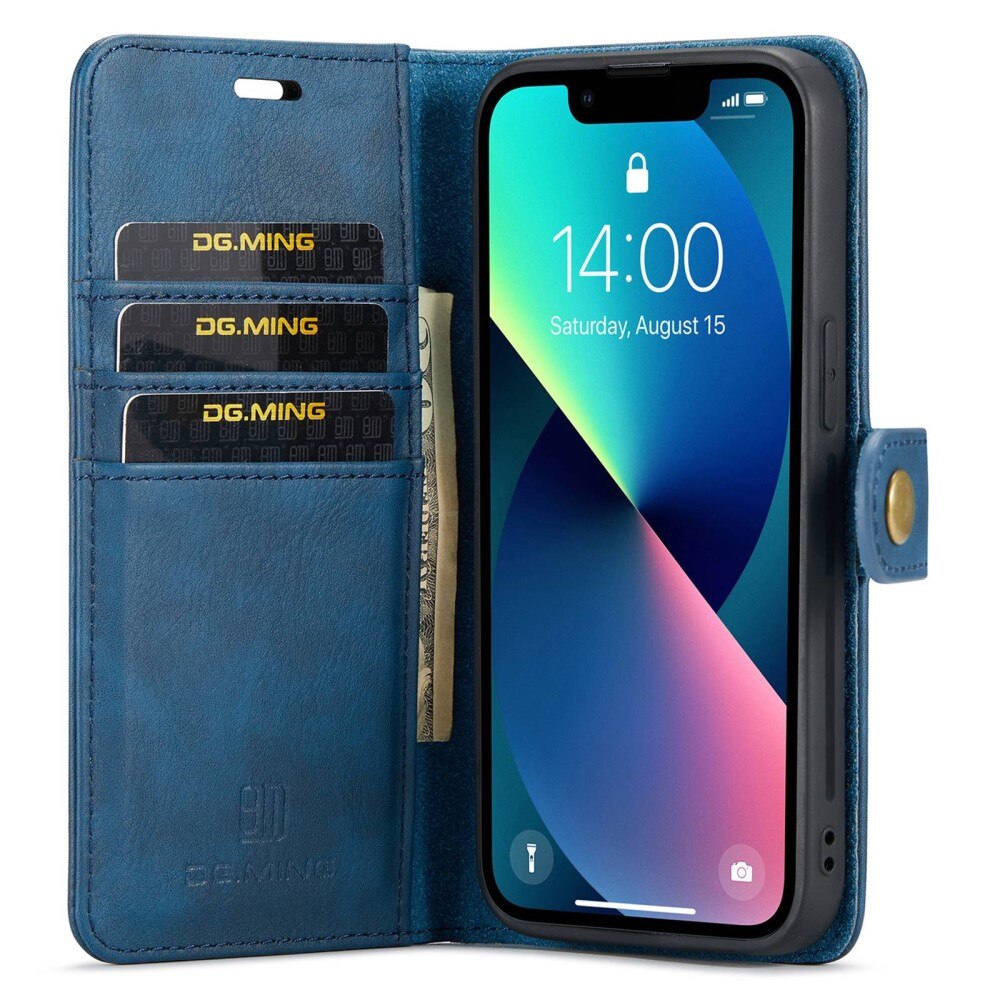 Étui portefeuille Magnet Wallet iPhone 14 Blue