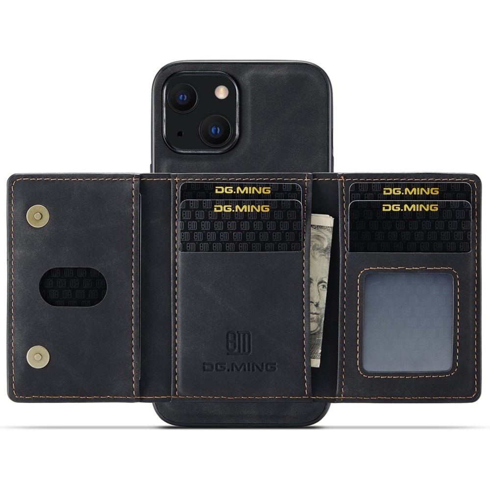 Coque Magnetic Card Slot iPhone 15, Black