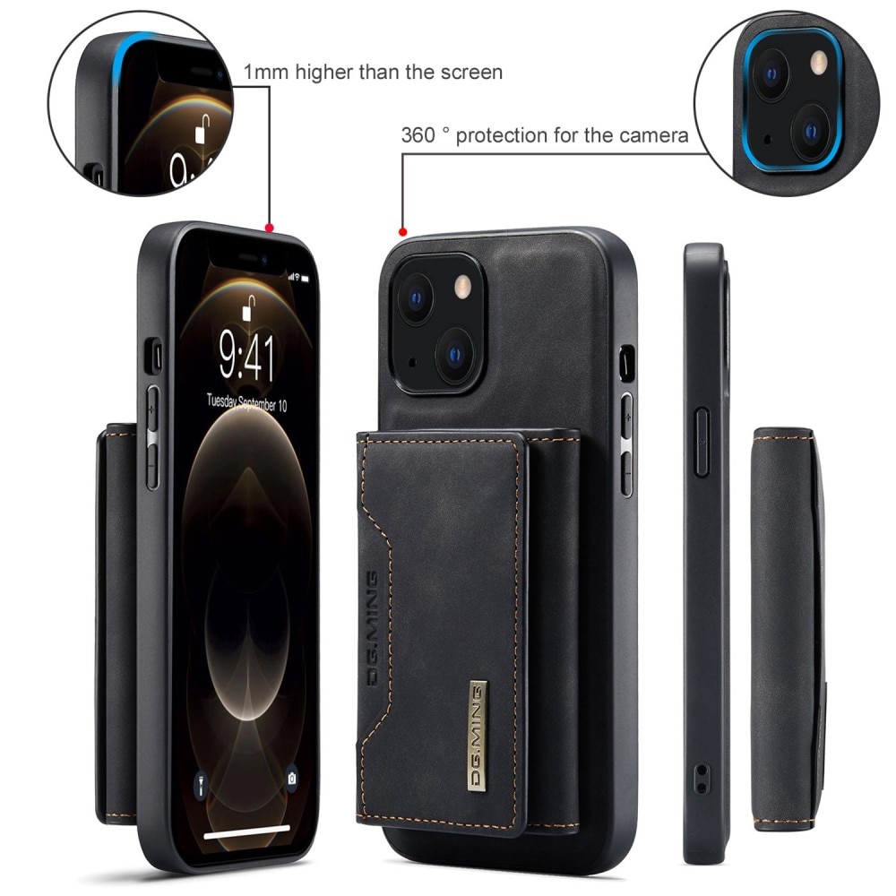 Coque Magnetic Card Slot iPhone 15, Black