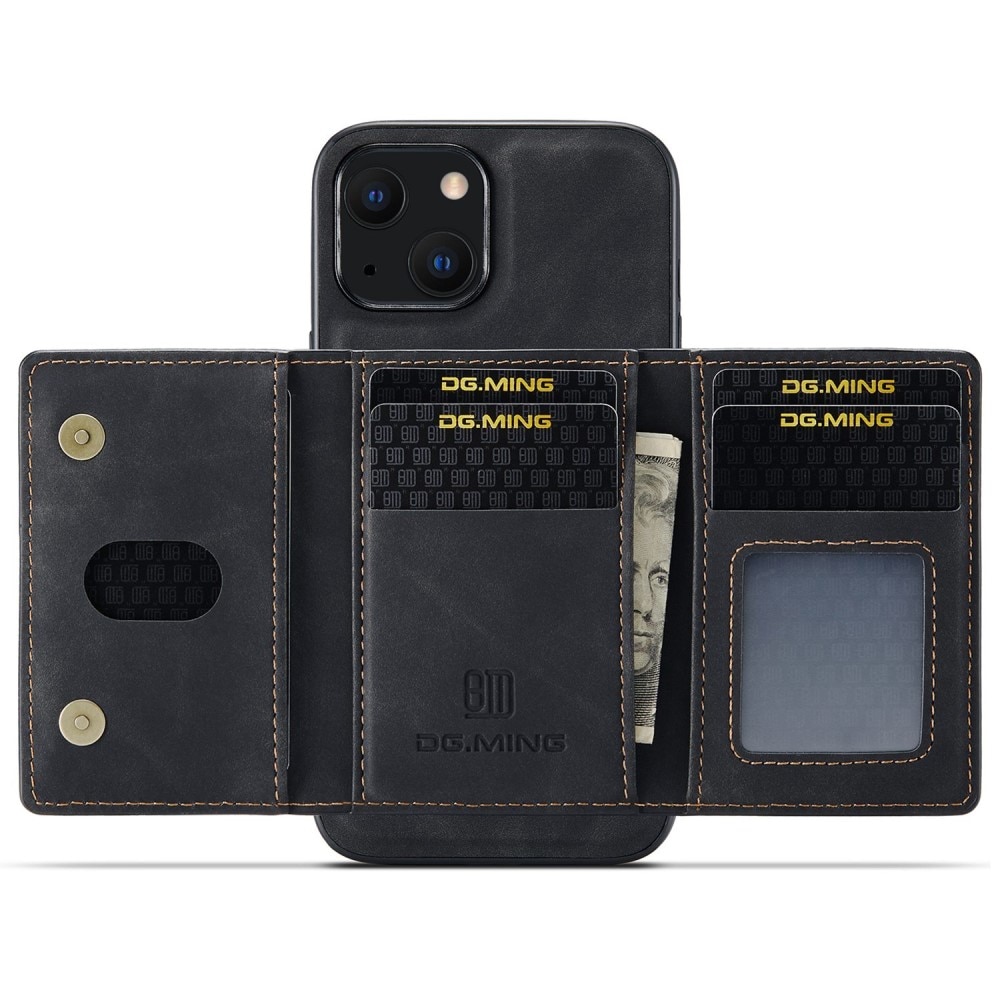 Coque Magnetic Card Slot iPhone 14 Plus, Noir