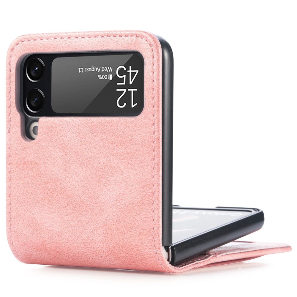 Coque portefeuille Samsung Galaxy Z Flip 4 Rose