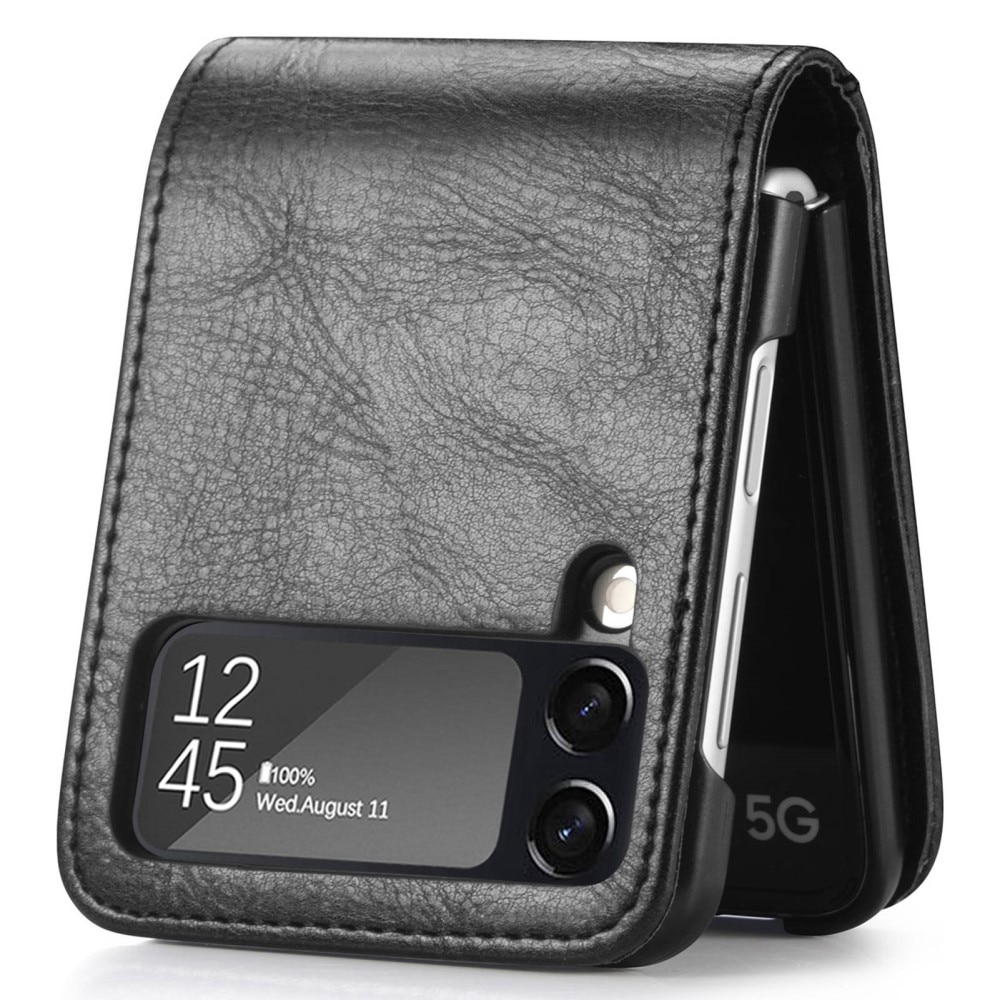 Coque portefeuille Samsung Galaxy Z Flip 4 Noir