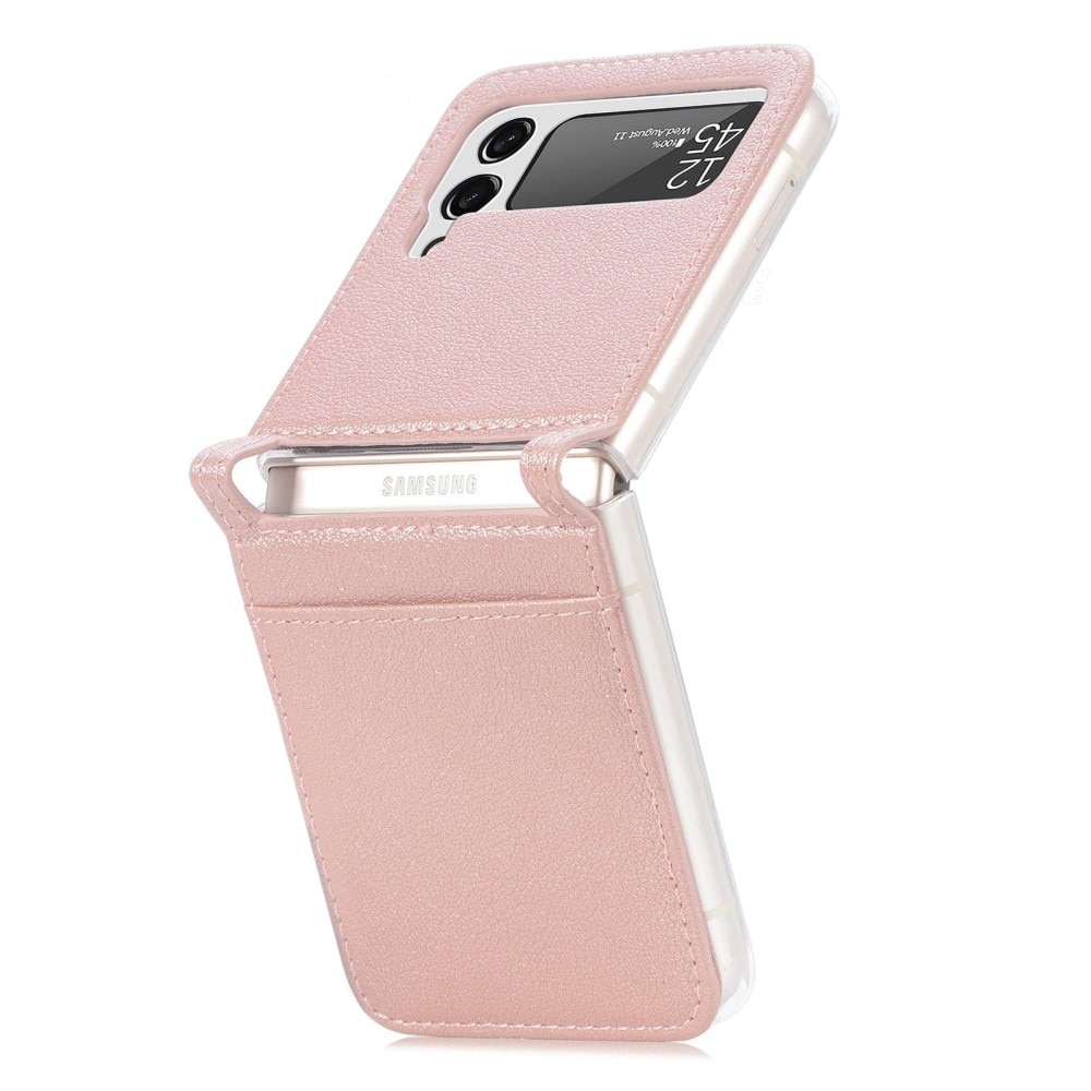 Étui portefeuille Slim Card Wallet Samsung Galaxy Z Flip 4 Rose