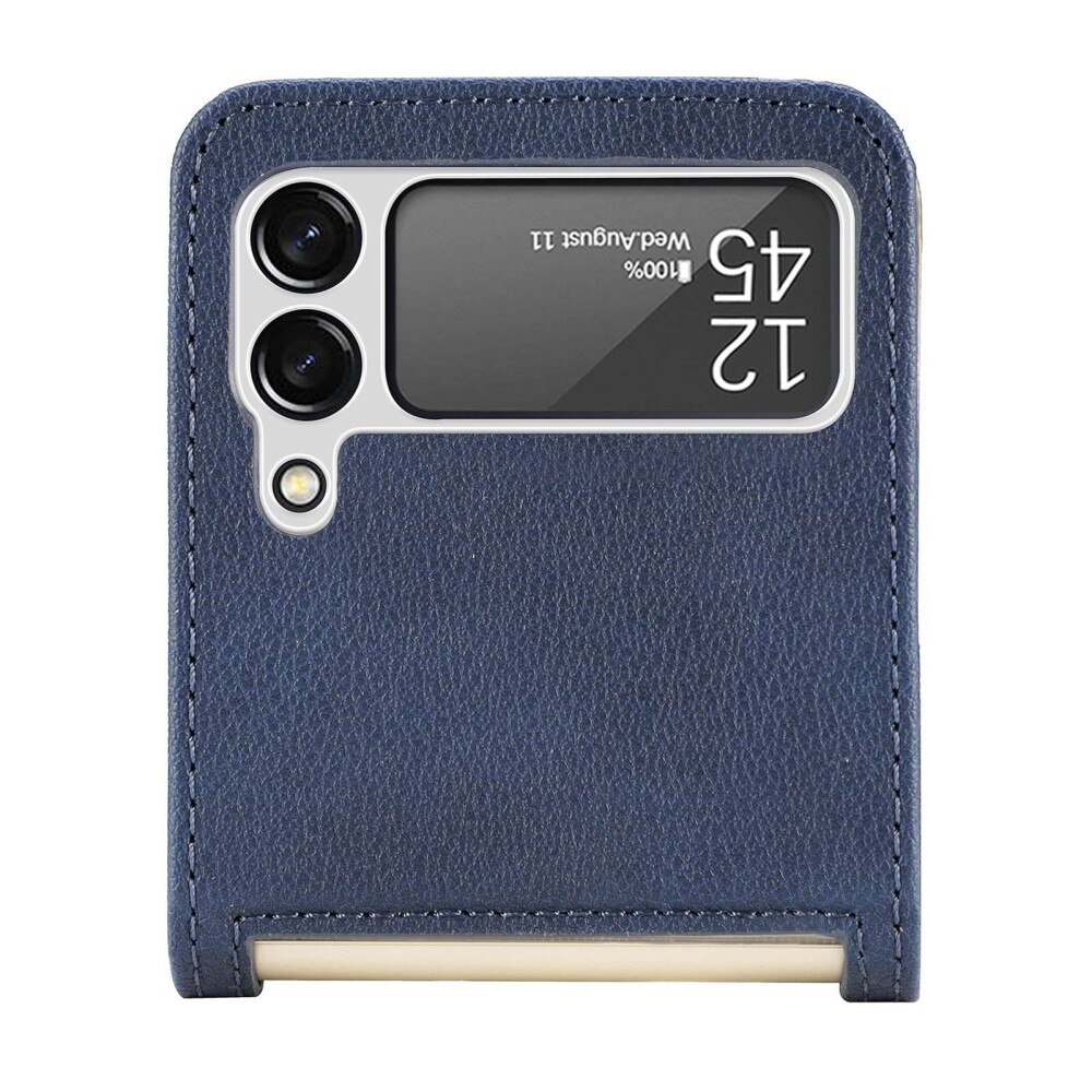 Étui portefeuille Slim Card Wallet Samsung Galaxy Z Flip 4 Bleu