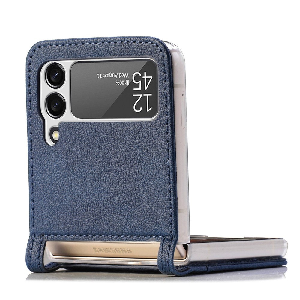 Étui portefeuille Slim Card Wallet Samsung Galaxy Z Flip 4 Bleu