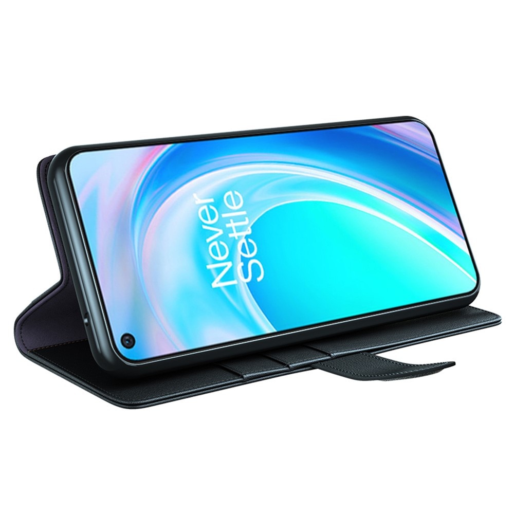 Étui en cuir veritable  OnePlus Nord CE 2 Lite 5G, Noir