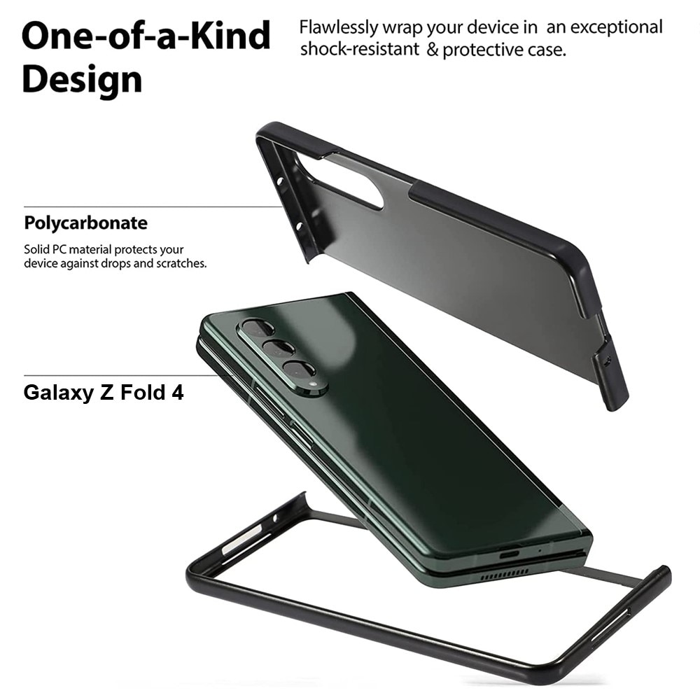 Coque dures caoutchoutées Samsung Galaxy Z Fold 4 Noir