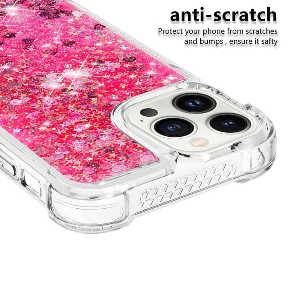 Coque Glitter Powder TPU iPhone 14 Pro Rose
