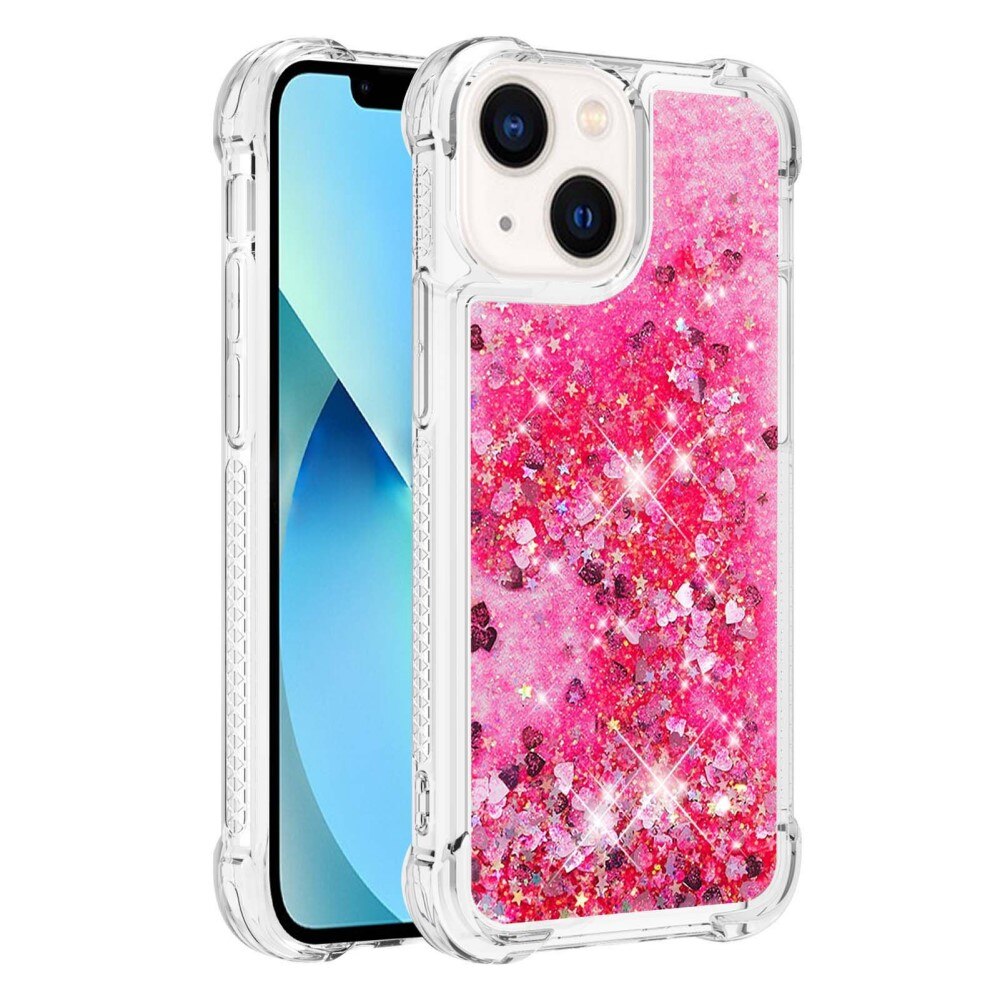 Coque Glitter Powder TPU iPhone 14 Plus Rose