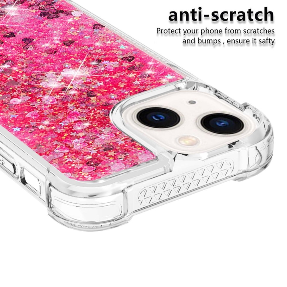 Coque Glitter Powder TPU iPhone 14 Plus Rose