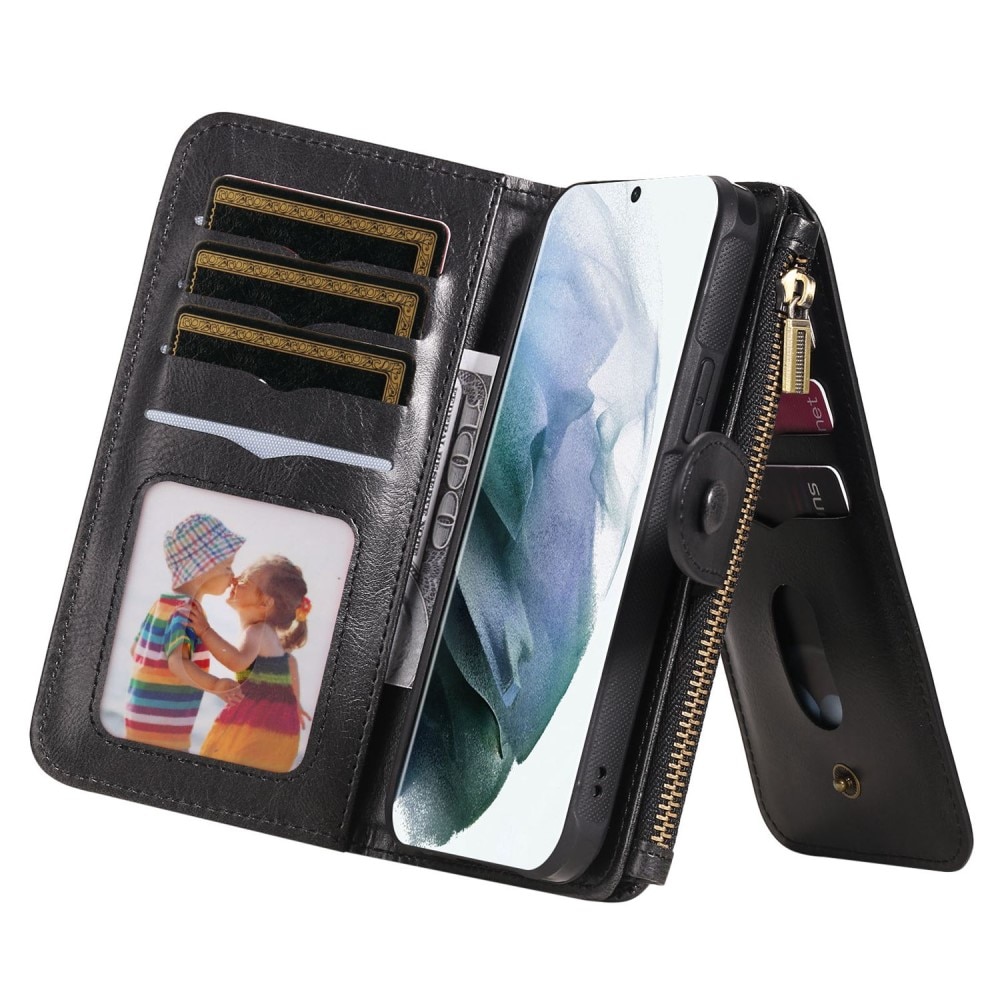 Magnet Leather Multi Wallet Samsung Galaxy S22 Ultra Noir