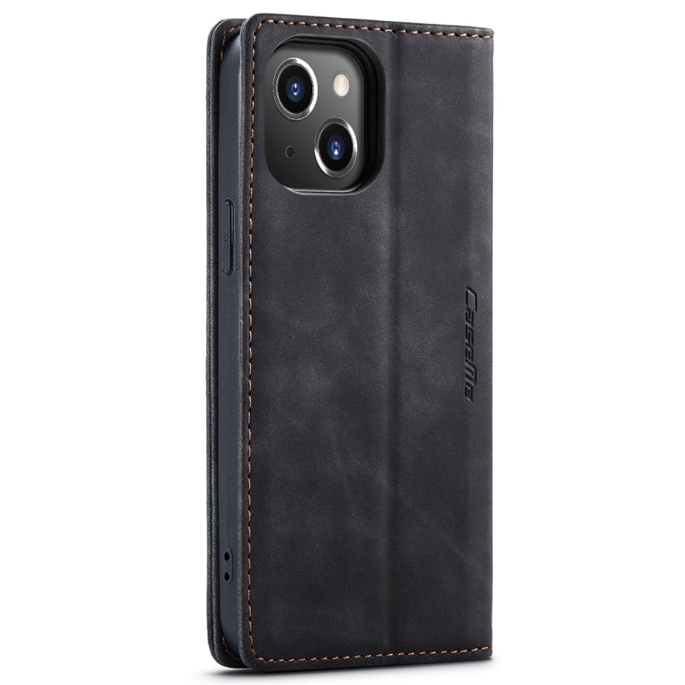 Étui portefeuille mince iPhone 14 Plus, Noir