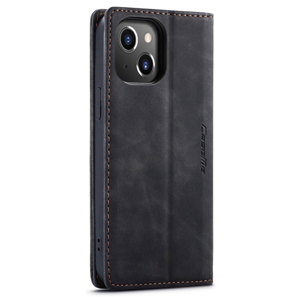 Étui portefeuille mince iPhone 14, Noir