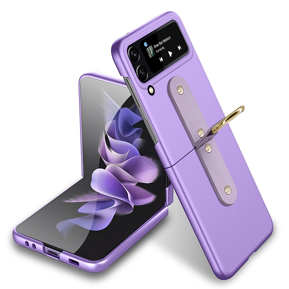 Coque avec porte-bague Samsung Galaxy Z Flip 4 Violet