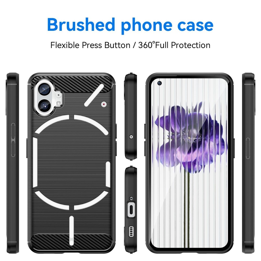 Coque TPU Brushed Nothing Phone 1 Black