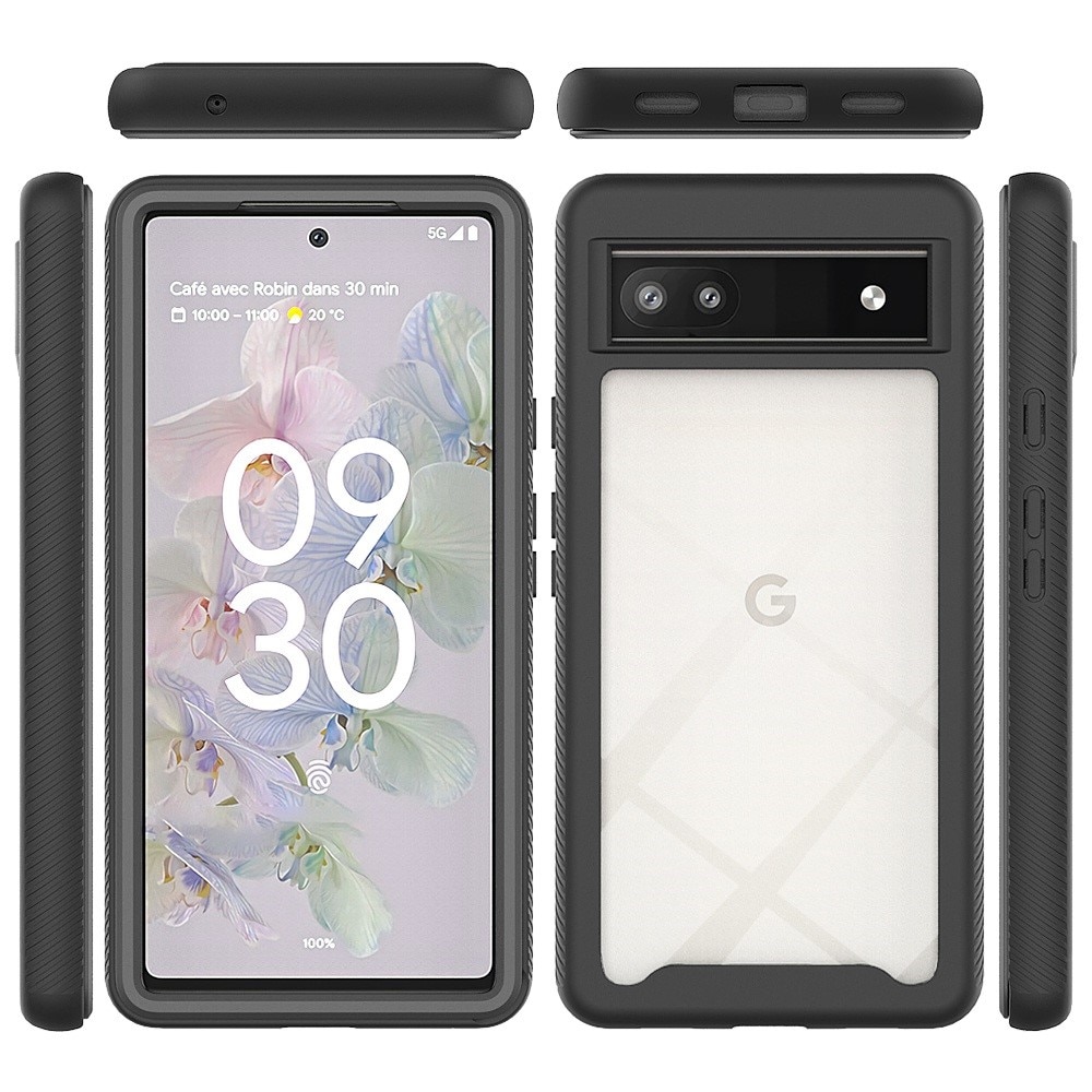 Coque Full Protection Google Pixel 7a, noir