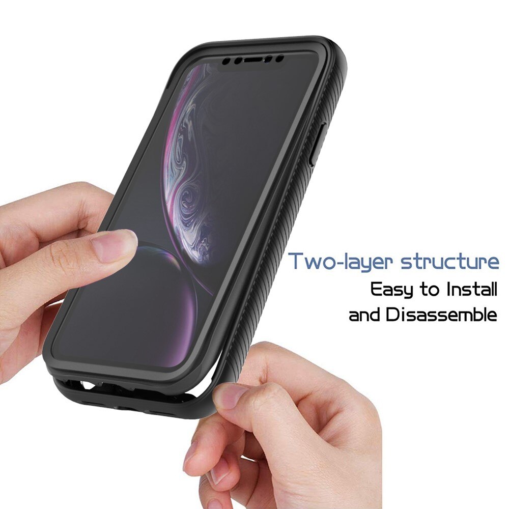 Coque Full Protection iPhone Xr, Noir