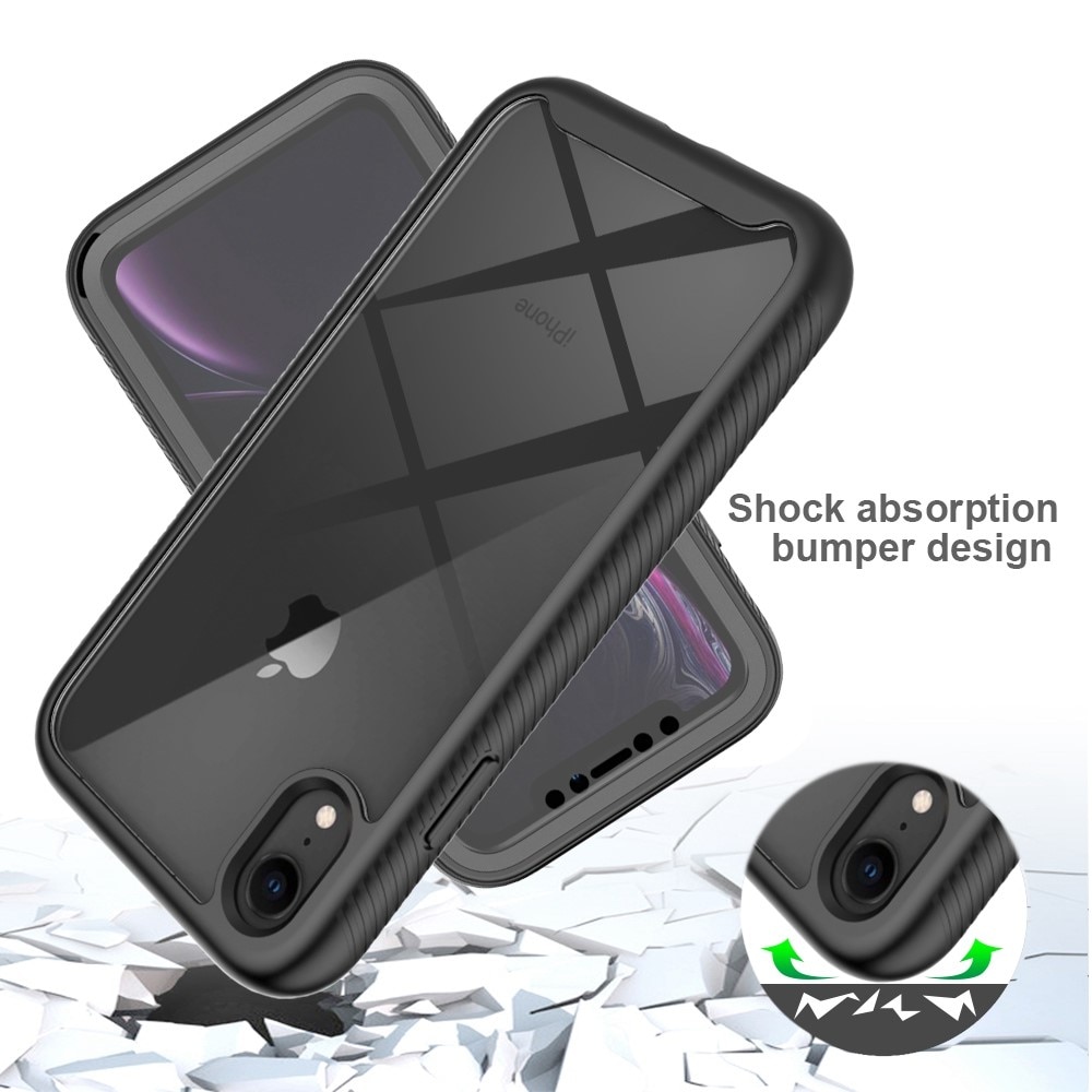 Coque Full Protection iPhone Xr, Noir