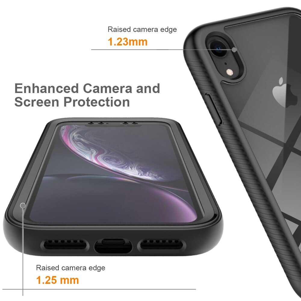 Coque Full Protection iPhone Xr, Noir