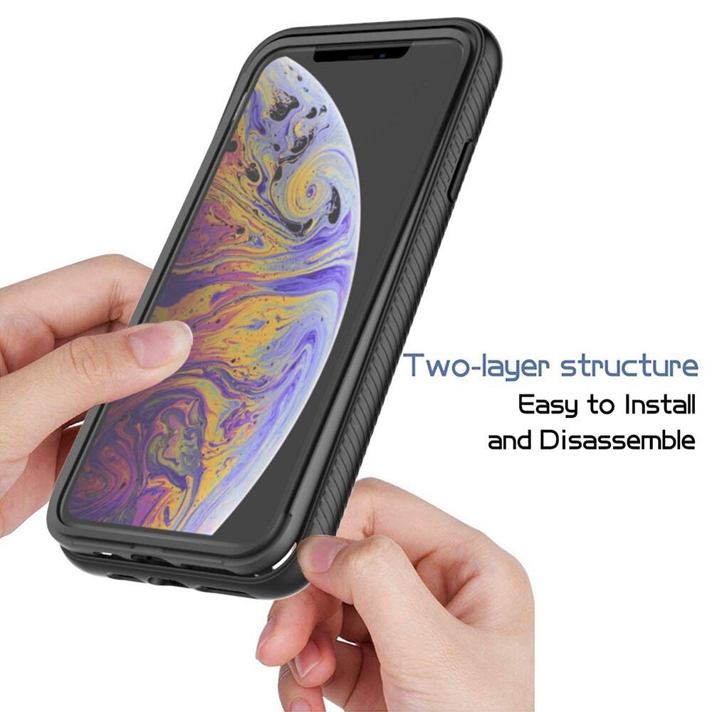 Coque Full Protection iPhone Xs Max, Noir