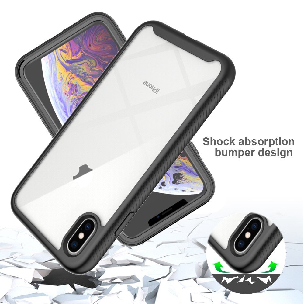 Coque Full Protection iPhone Xs Max, Noir