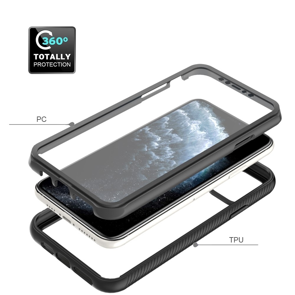 Coque Full Protection iPhone 11 Pro Max, Noir