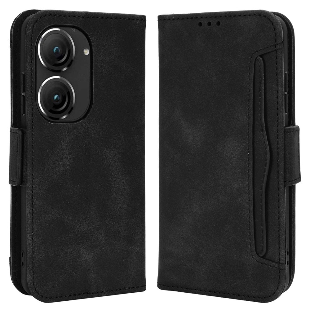 Étui portefeuille Multi Asus Zenfone 10, noir