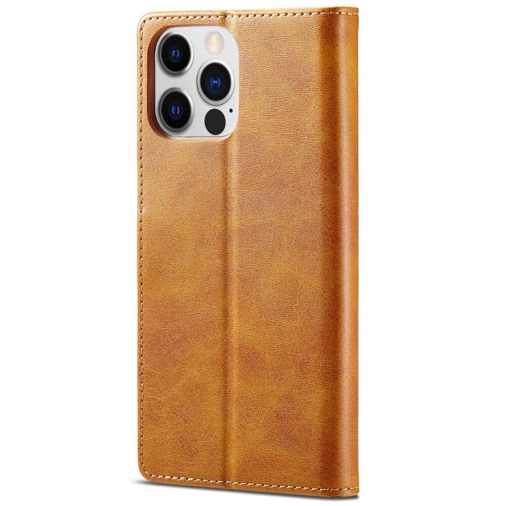 Étui portefeuille iPhone 14 Pro Cognac