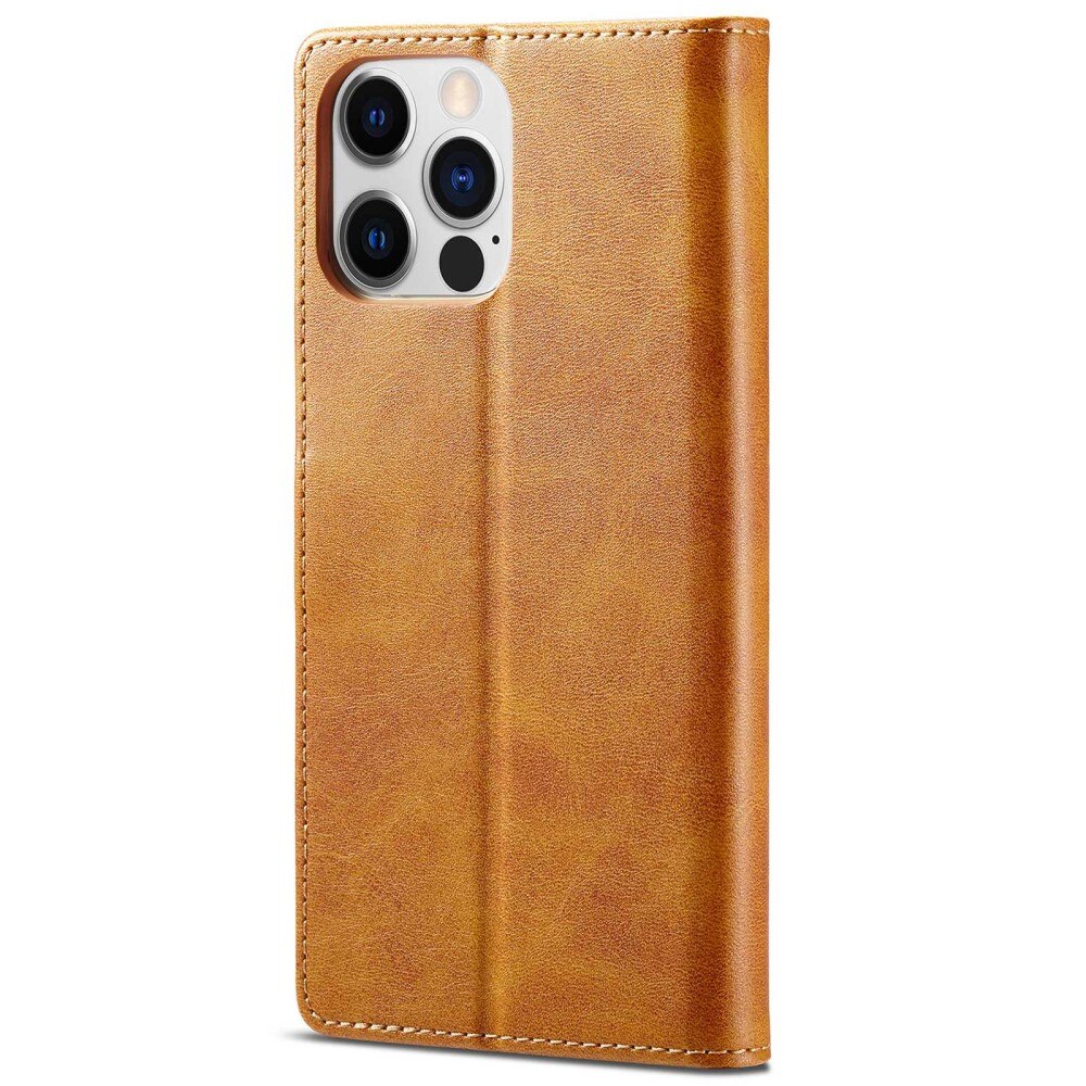 Étui portefeuille iPhone 14 Pro Max Cognac