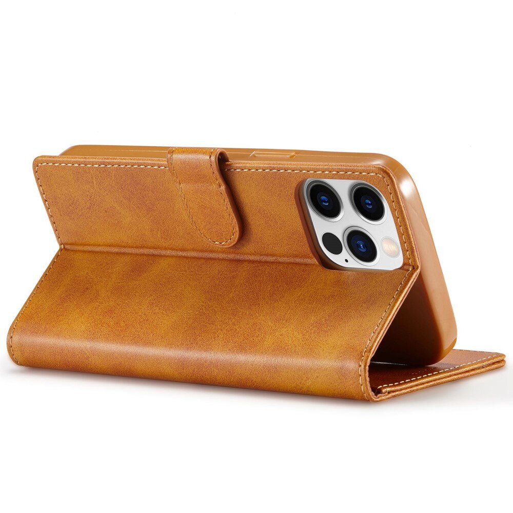 Étui portefeuille iPhone 14 Pro Max Cognac