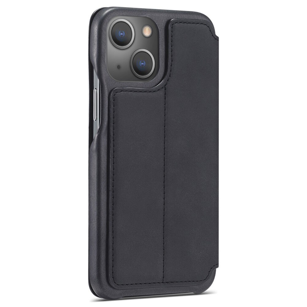 Étui portefeuille mince iPhone 14 Noir