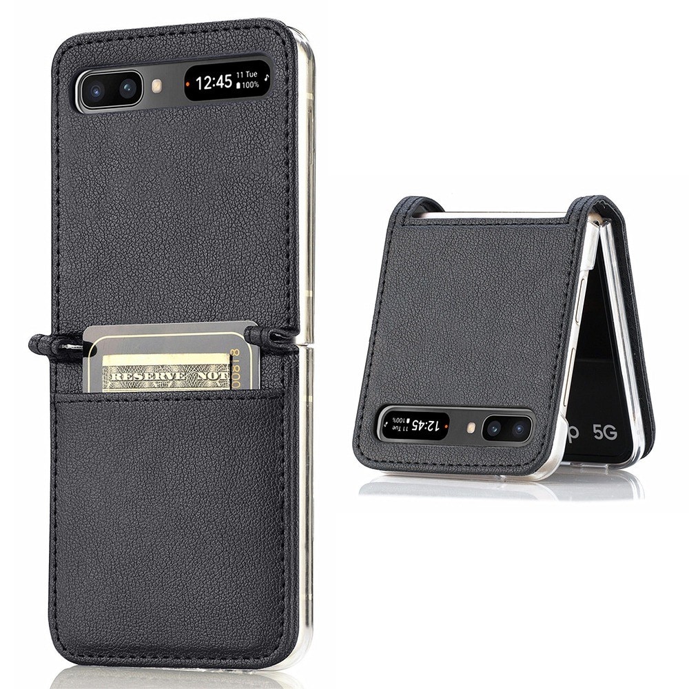 Étui portefeuille Slim Card Wallet Samsung Galaxy Z Flip Noir