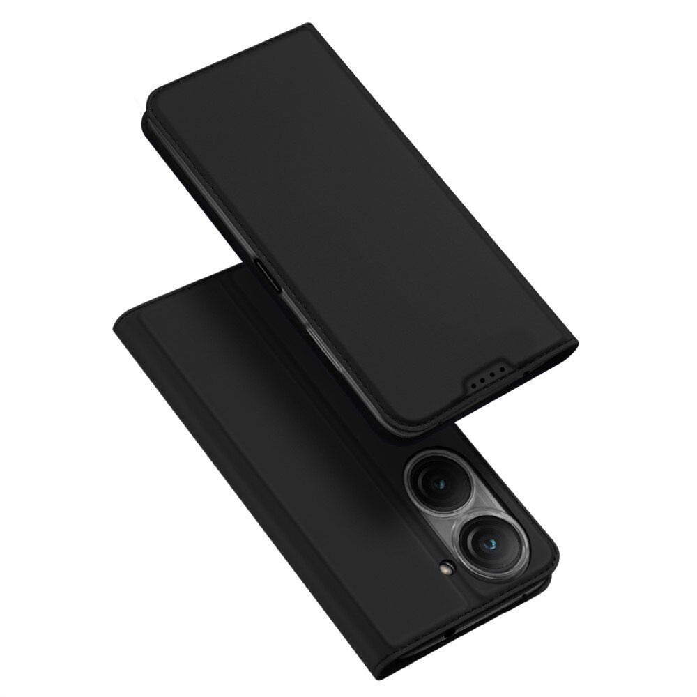 Étui portefeuille Skin Pro Series Asus Zenfone 10 Black