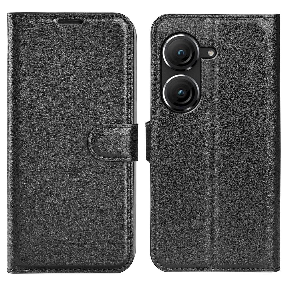 Coque portefeuille Asus Zenfone 9 Noir