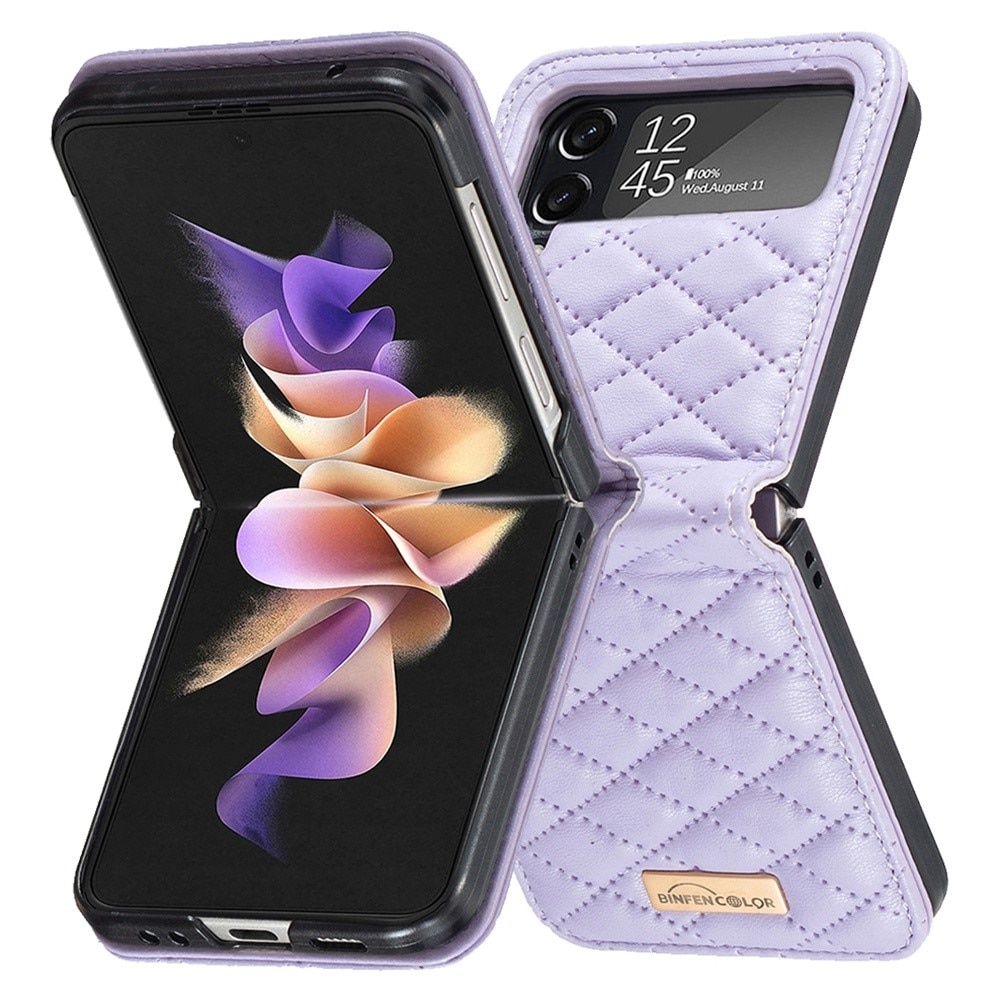 Étui matelassée Samsung Galaxy Z Flip 4 Violet