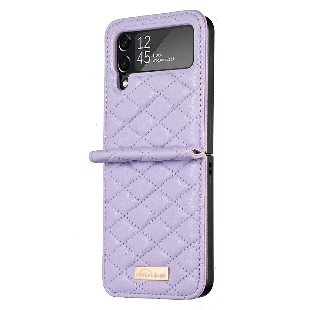 Étui matelassée Samsung Galaxy Z Flip 4 Violet