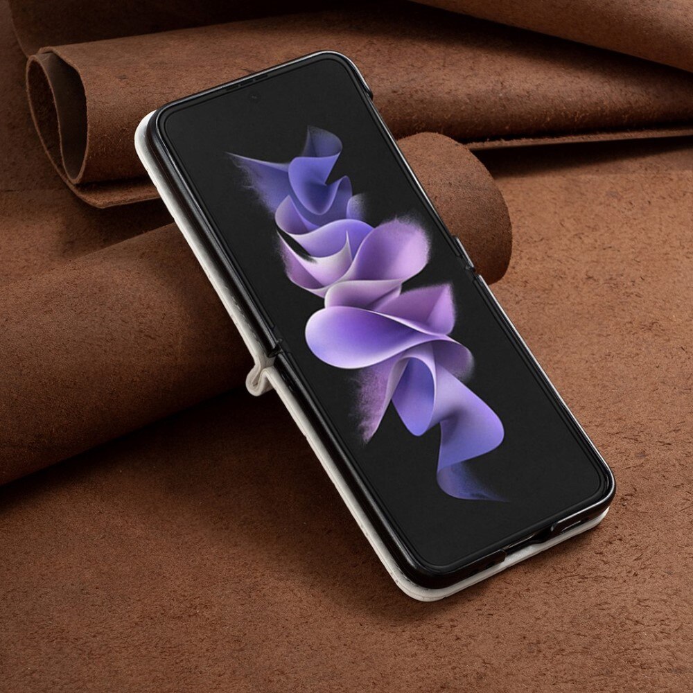 Étui matelassée Samsung Galaxy Z Flip 4 Blanc