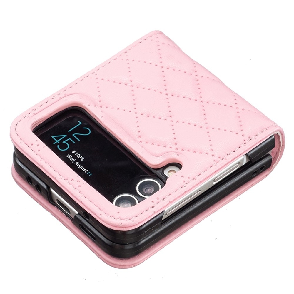 Étui matelassée Samsung Galaxy Z Flip 4 Rose