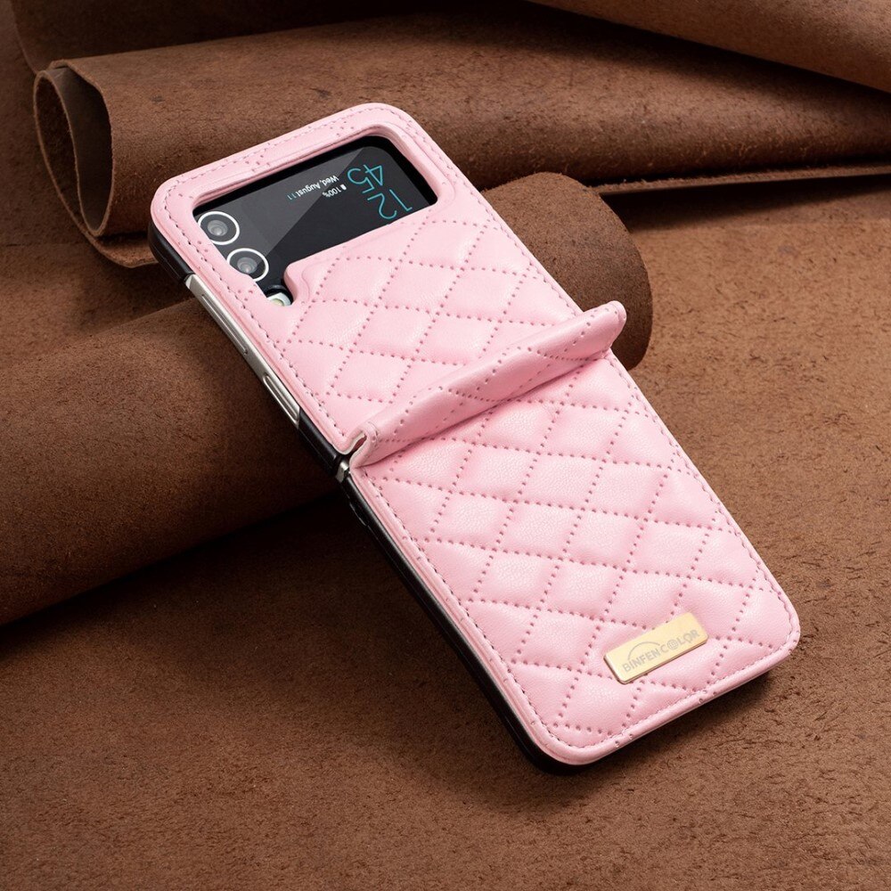 Étui matelassée Samsung Galaxy Z Flip 4 Rose