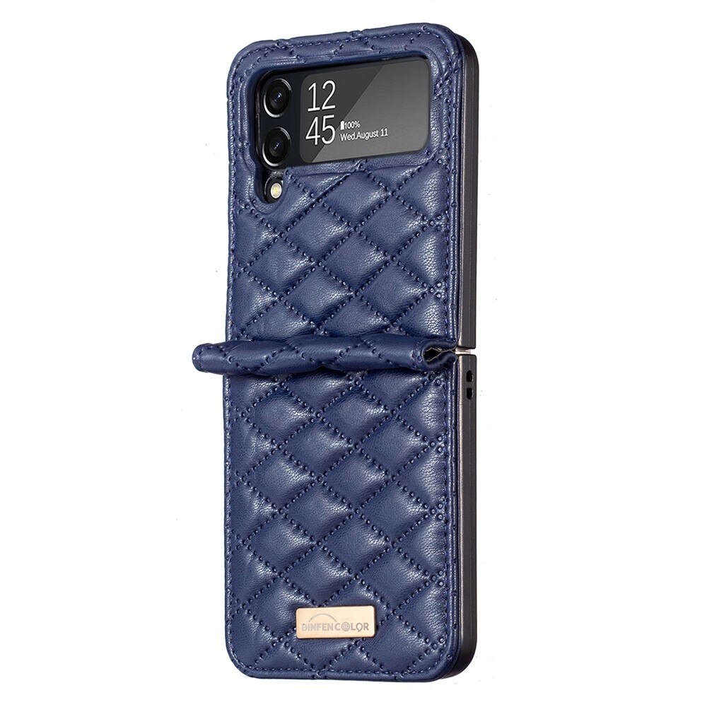 Étui matelassée Samsung Galaxy Z Flip 4 Bleu