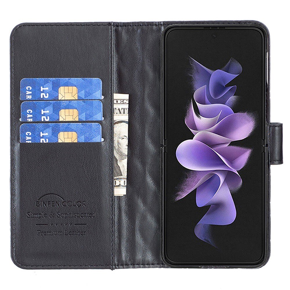 Coque portefeuille matelassé Samsung Galaxy Z Fold 4 Noir