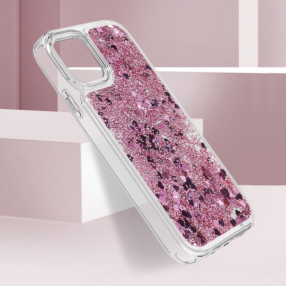 Coque Full Protection Glitter Powder TPU iPhone 11 rose