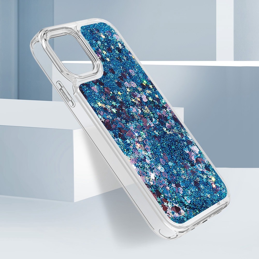 Coque Full Protection Glitter Powder TPU iPhone 11 Bleu