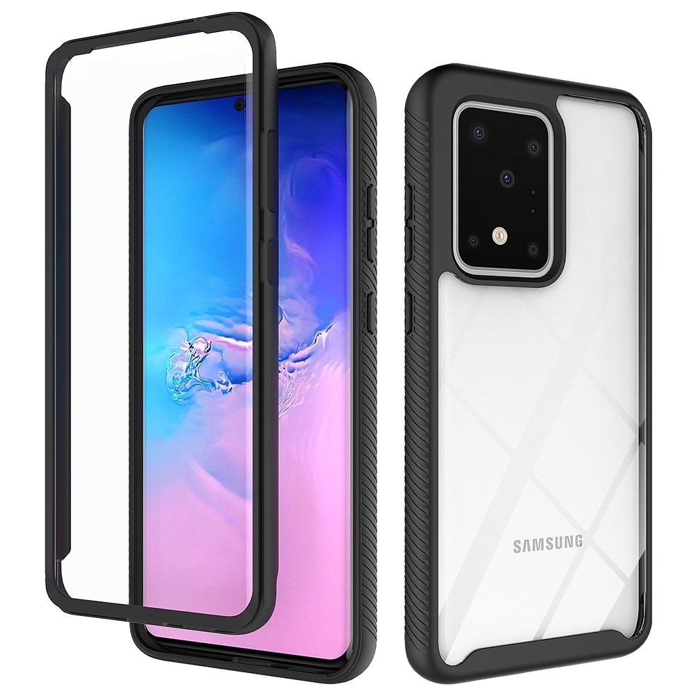 Coque de couverture complète Samsung Galaxy S20 Ultra, Noir