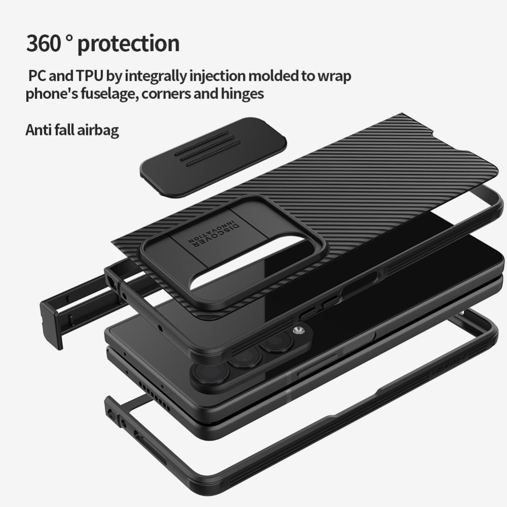 Coque CamShield avec S pen intégré Samsung Galaxy Z Fold 4 Noir